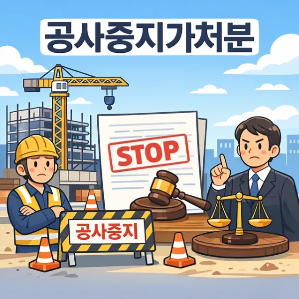 공사중지가처분,용산로펌