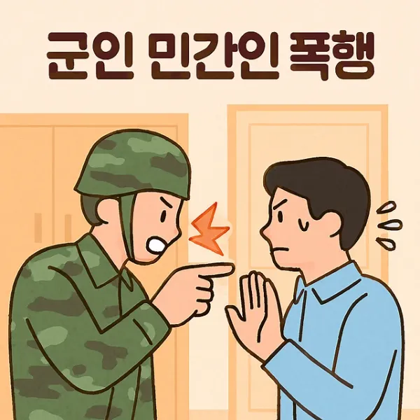 군인민간인폭행,군징계변호사