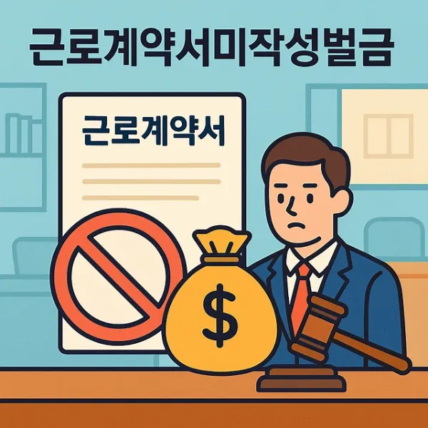 서울민사변호사,근로계약서미작성벌금