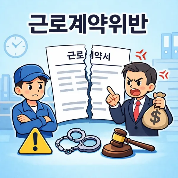 수원변호사추천,근로계약위반