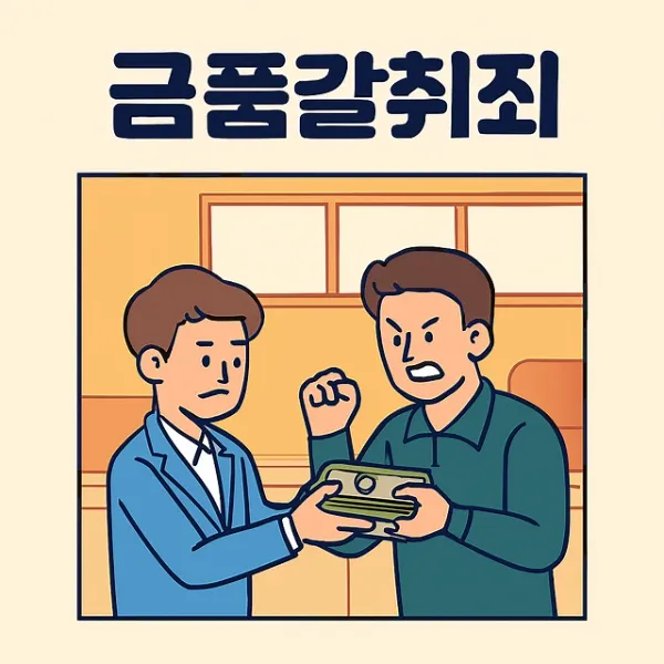 금품갈취죄,청주형사소송변호사