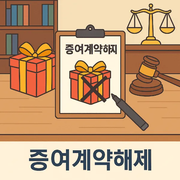 기여분청구소송,증여계약해제