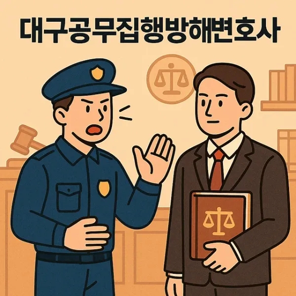 대구공무집행방해변호사,기물파손죄