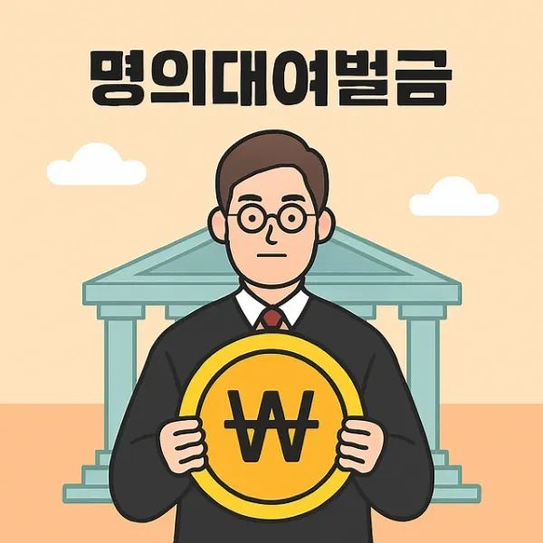 명의대여벌금,토지변호사