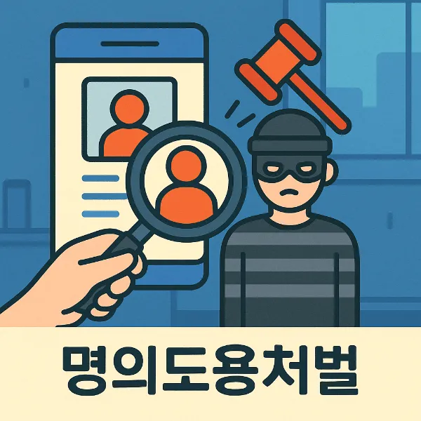 명의도용처벌,경찰조사변호사
