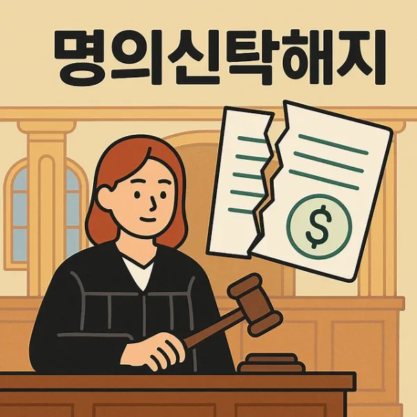 부천명도소송변호사,명의신탁해지