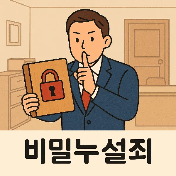 비밀누설죄, 형사변호사가 알려주는 처벌과 대응 방법
