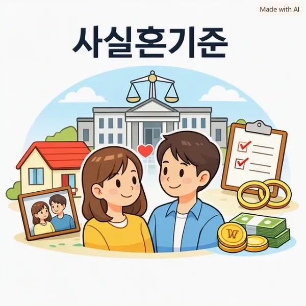 사실혼기준,일산이혼변호사