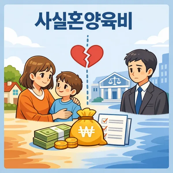 울산이혼변호사,사실혼양육비