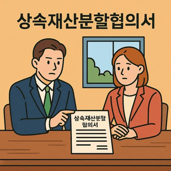 상속재산분할협의서,피상속인