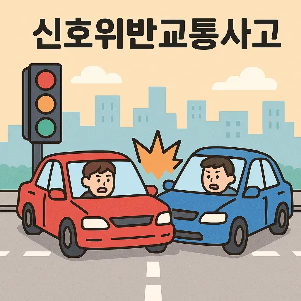 신호위반교통사고,자동차사고소송