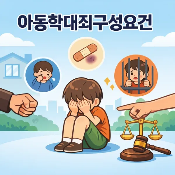 춘천아동학대변호사,아동학대죄구성요건