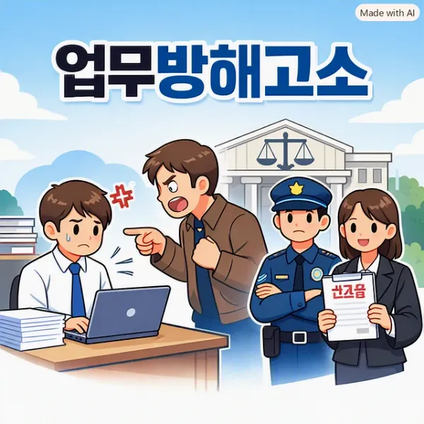 업무방해고소,춘천공무집행방해변호사