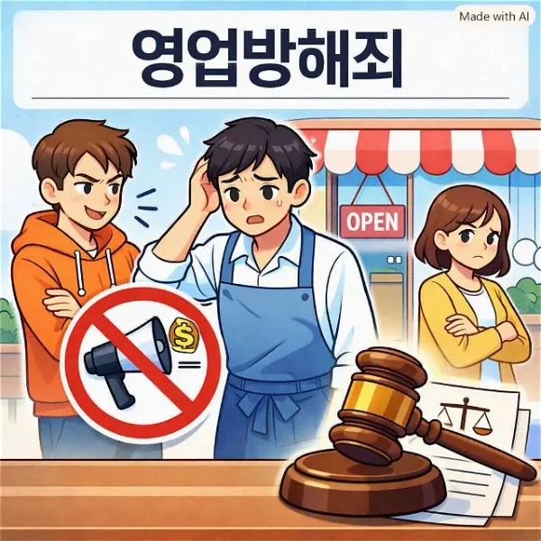 영업방해죄,대전공무집행방해변호사