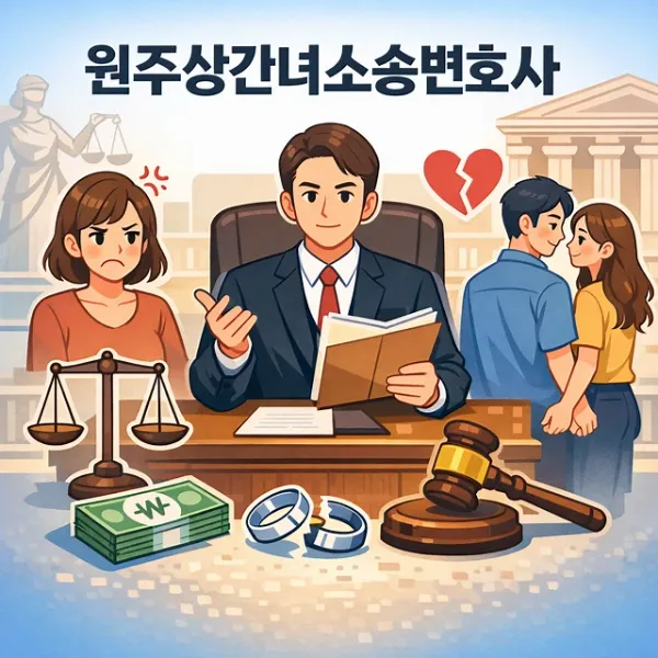 원주상간녀소송변호사,양육권