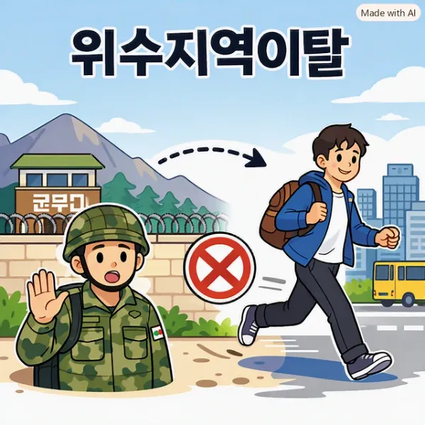위수지역이탈,고양형사변호사