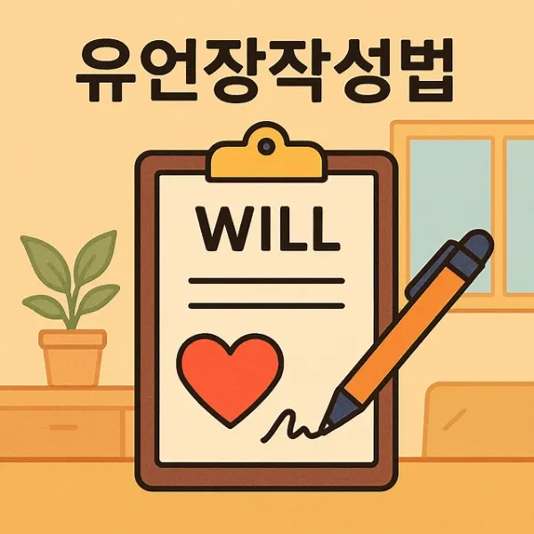 유언장작성법,공증유언