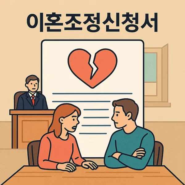 협의이혼변호사,이혼조정신청서