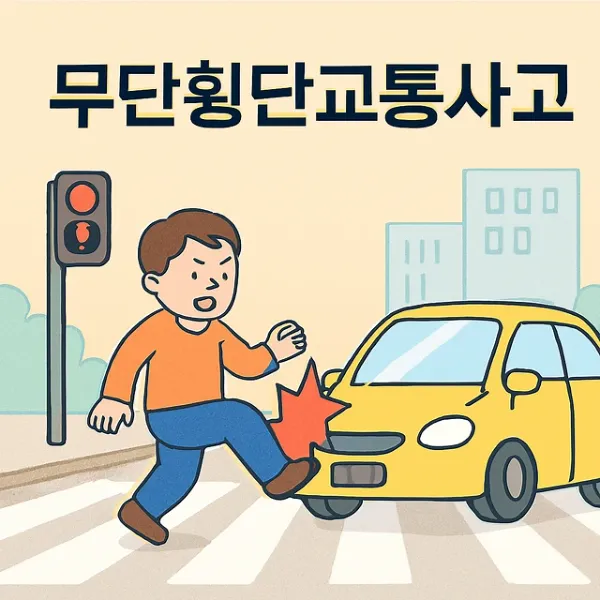 일산뺑소니변호사,무단횡단교통사고