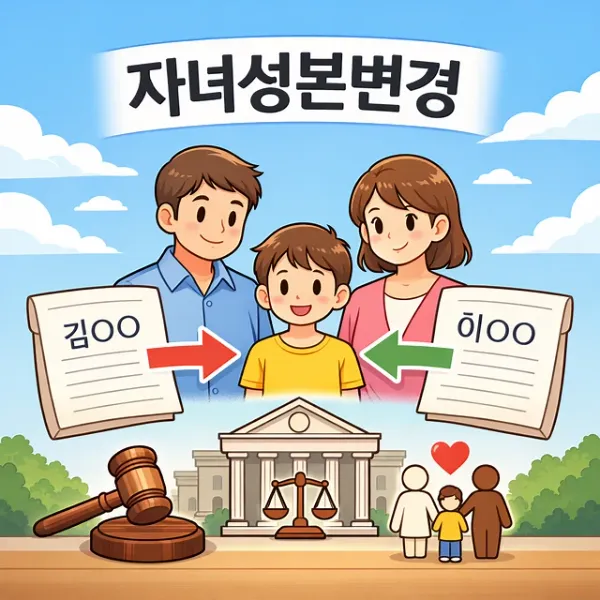 자녀성본변경,일산가사전문변호사