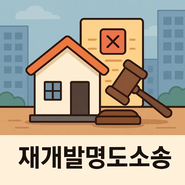 재개발명도소송,건설변호사