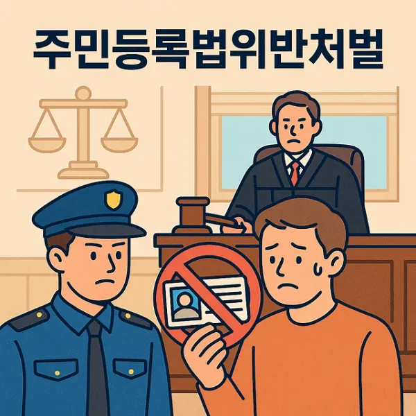 주민등록법위반처벌,형사항소장