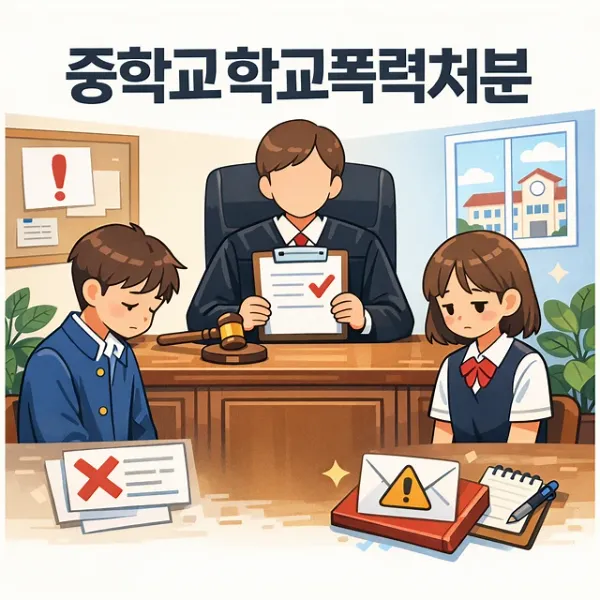 중학교학교폭력처분,서산학교폭력변호사