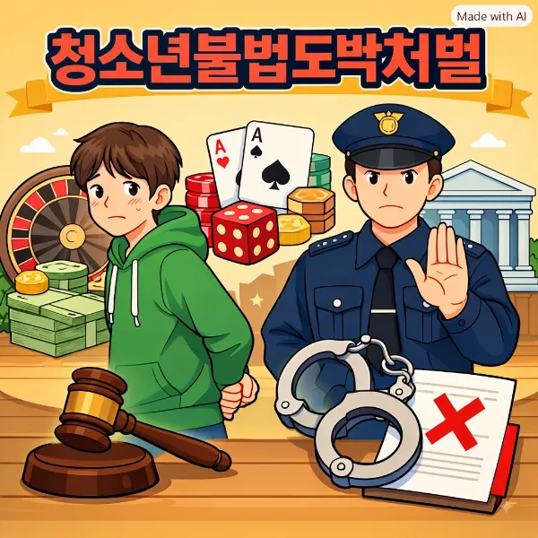 청소년불법도박처벌,안양형사변호사