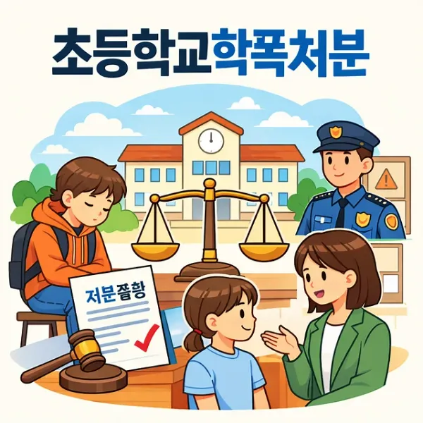 초등학교학폭처분,학폭전문변호사