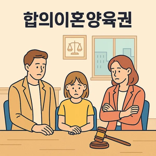 합의이혼양육권,이혼전문변호사