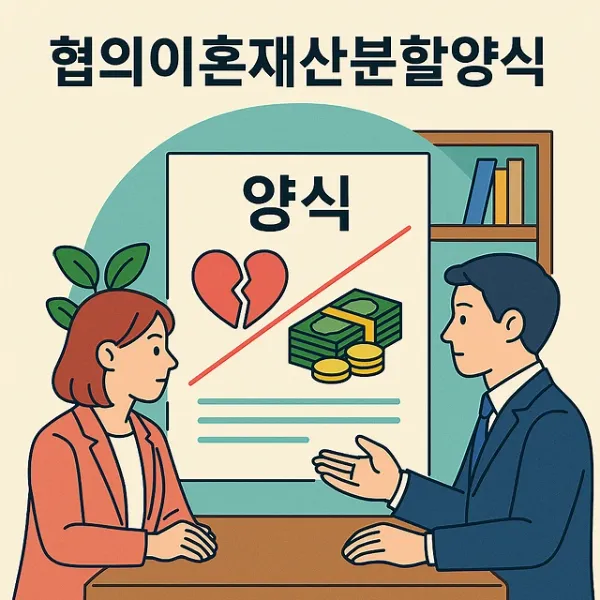 남양주이혼소송변호사,협의이혼재산분할양식
