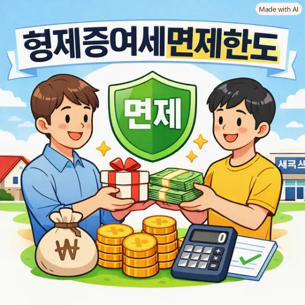 형제증여세면제한도,포항상속전문변호사