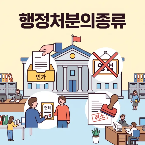 남양주행정변호사,행정처분의종류