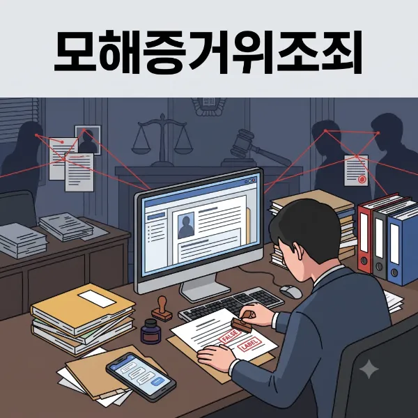 모해증거위조죄,천안형사변호사