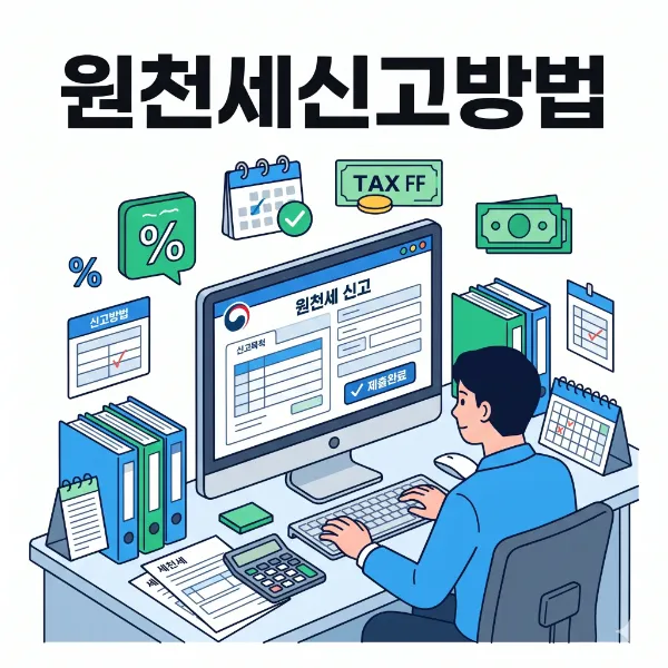 원천세신고방법,안산조세변호사