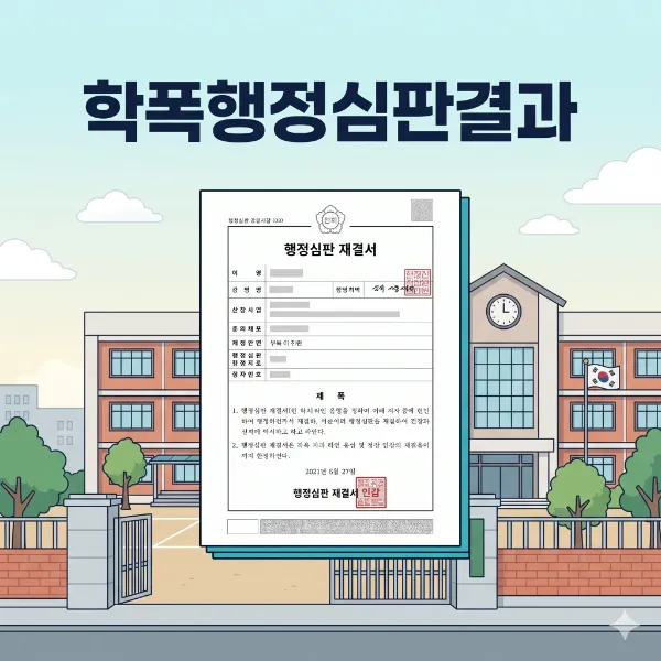학폭행정심판결과,구미학교폭력변호사